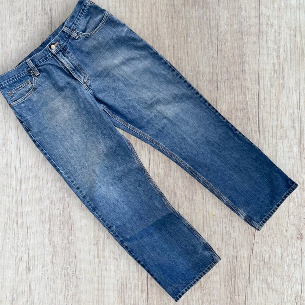 CARHARTT Relaxed Fit Straight Leg 100115 Workwear Chore Denim Jeans Mens 36 x 32